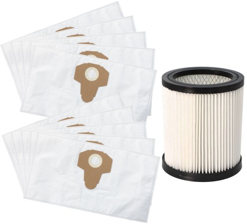 Worki do odkurzacza Parkside PWD 20 A1 10 szt + filtr