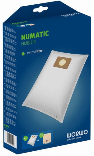 Worki do odkurzacza Numatic Henry Worwo NMB01 4szt + filtr