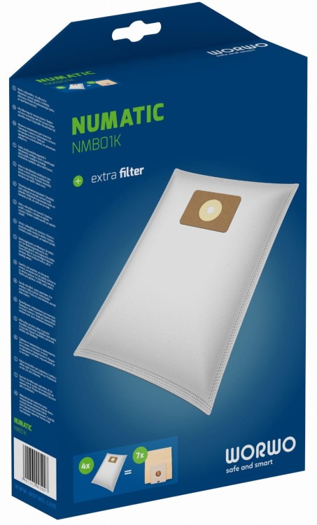 Worki do odkurzacza Numatic Henry Worwo NMB01 4szt + filtr