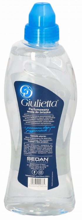 Perfumowana zapachowa woda do żelazka Giulietta 1000 ml opakowanie widok 3