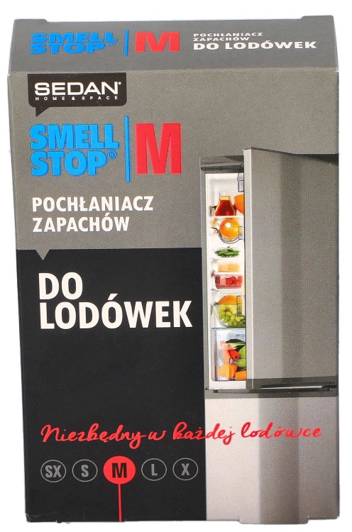 Pochłaniacz zapachów do lodówki SMELL STOP Sedan M opakowanie widok 1