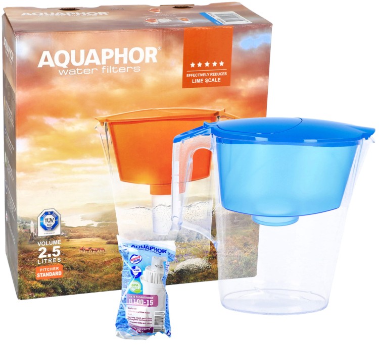 Dzbanek filtrujący Aquaphor 2,5 l Standard niebieski +  filtr B100-15