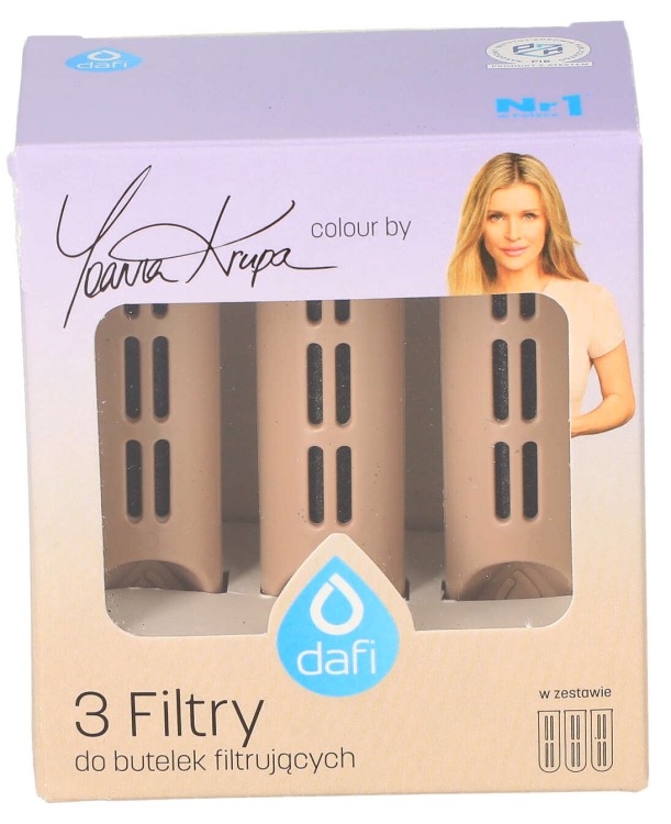 Filtr wkład filtrujący do butelki Dafi Soft Solid Cappuccino x3 opakowanie widok 1