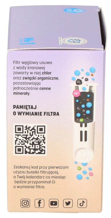 Filtr wkład filtrujący do butelki Dafi Soft Solid Cappuccino x3 opakowanie widok 2