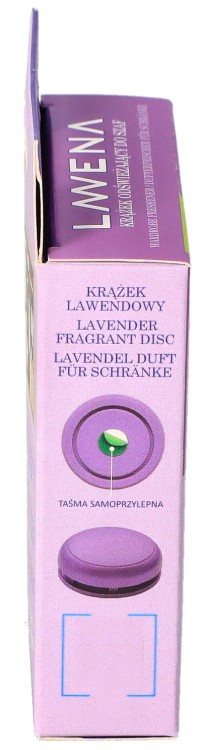 Zapach lawendowy LAWENA do samochodu szafy Sedan opakowanie widok 3
