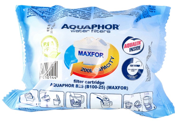 Filtr unimax B100-25 do dzbanka do wody Aquaphor Amethyst 2,8 l czarny