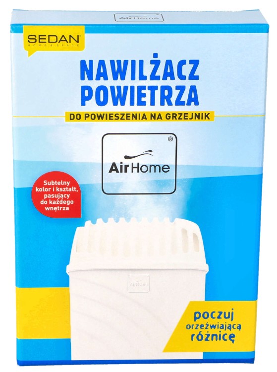 Nawilżacz powietrza na grzejnik Sedan AIRHOME + wkład opakowanie widok 1