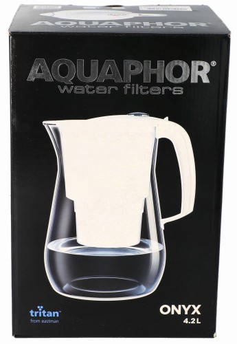 Dzbanek filtrujący wodę Aquaphor Onyx czarny 4.2 l + filtr pudełko widok 1