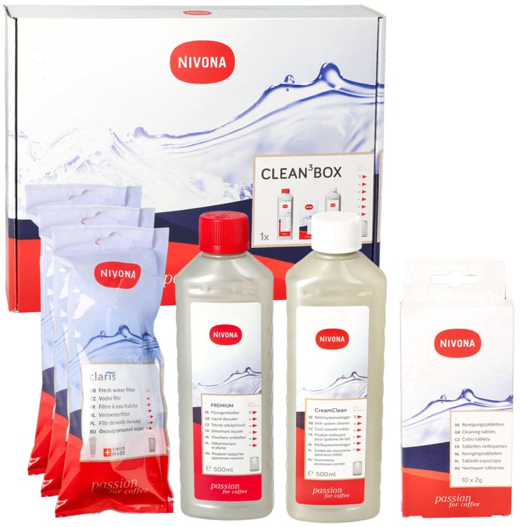 Zestaw czyszczący do ekspresów Nivona Clean Box + filtr x3