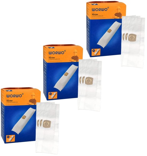 9x Worki do odkurzacza Karcher WD3 MV3 SE4001 UNIPROMB02K