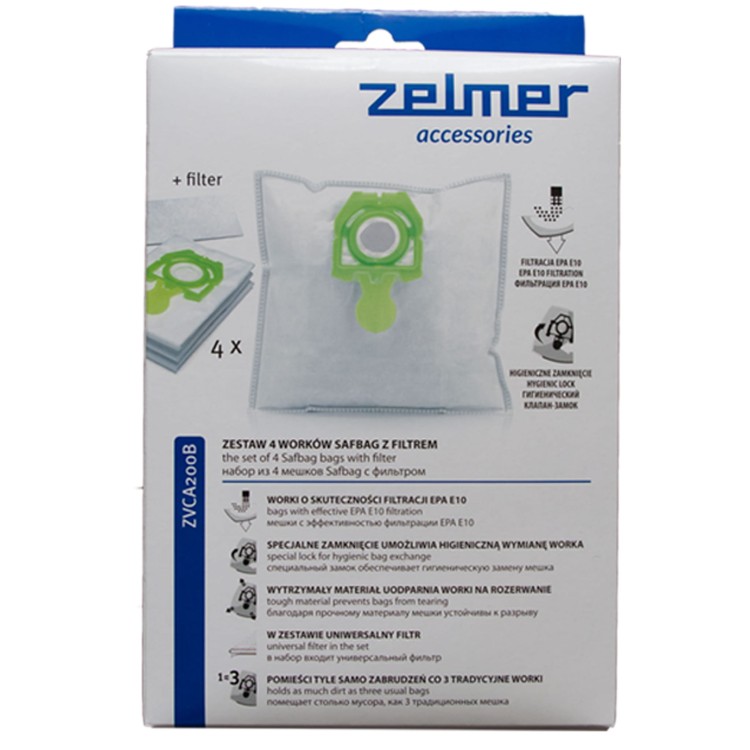 WORKI DO ODKURZACZ ZELMER 49.4100 49.4120 SYRIUS opakowanie