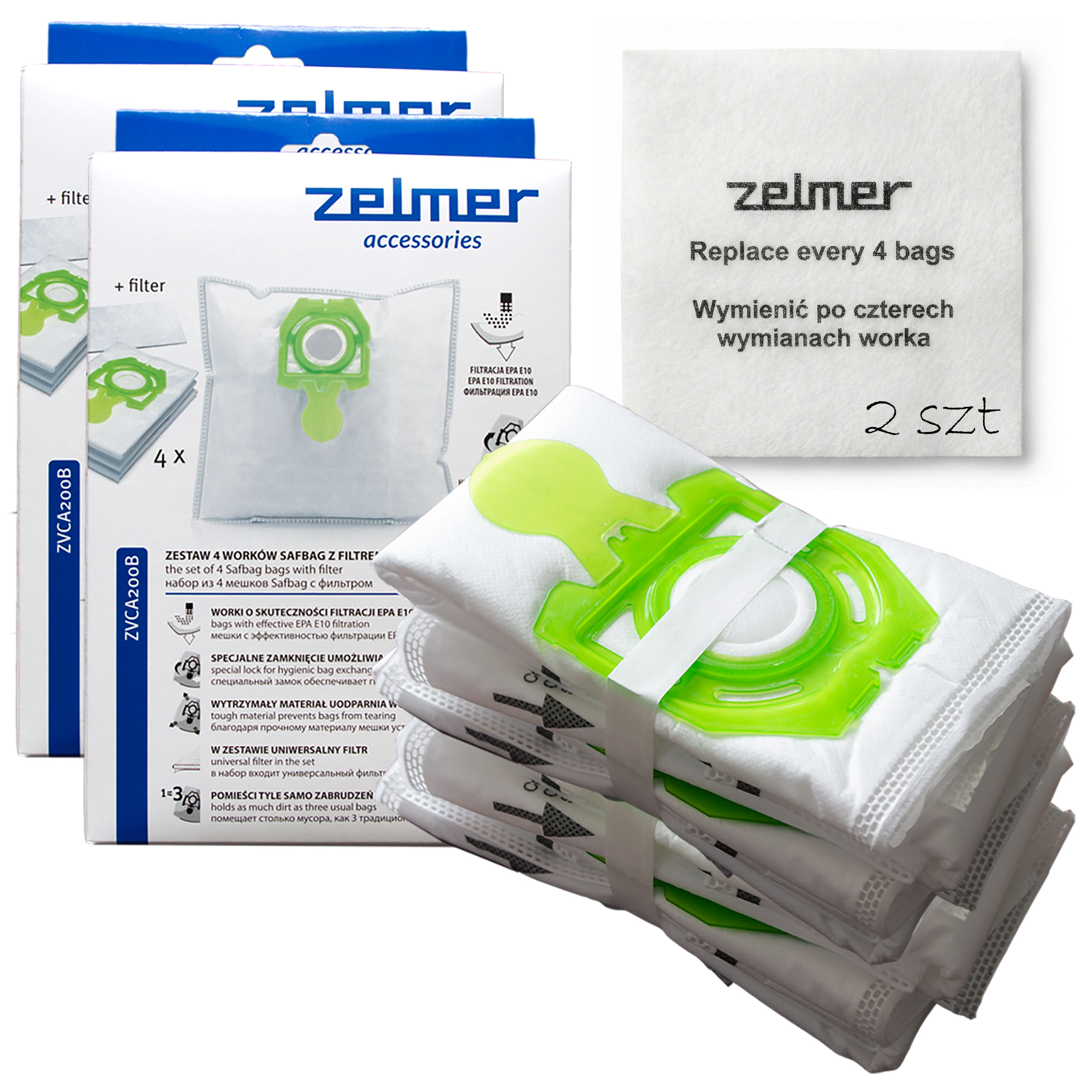 WORKI DO ODKURZACZ ZELMER 49.4100 49.4120 SYRIUS ZVCA200B