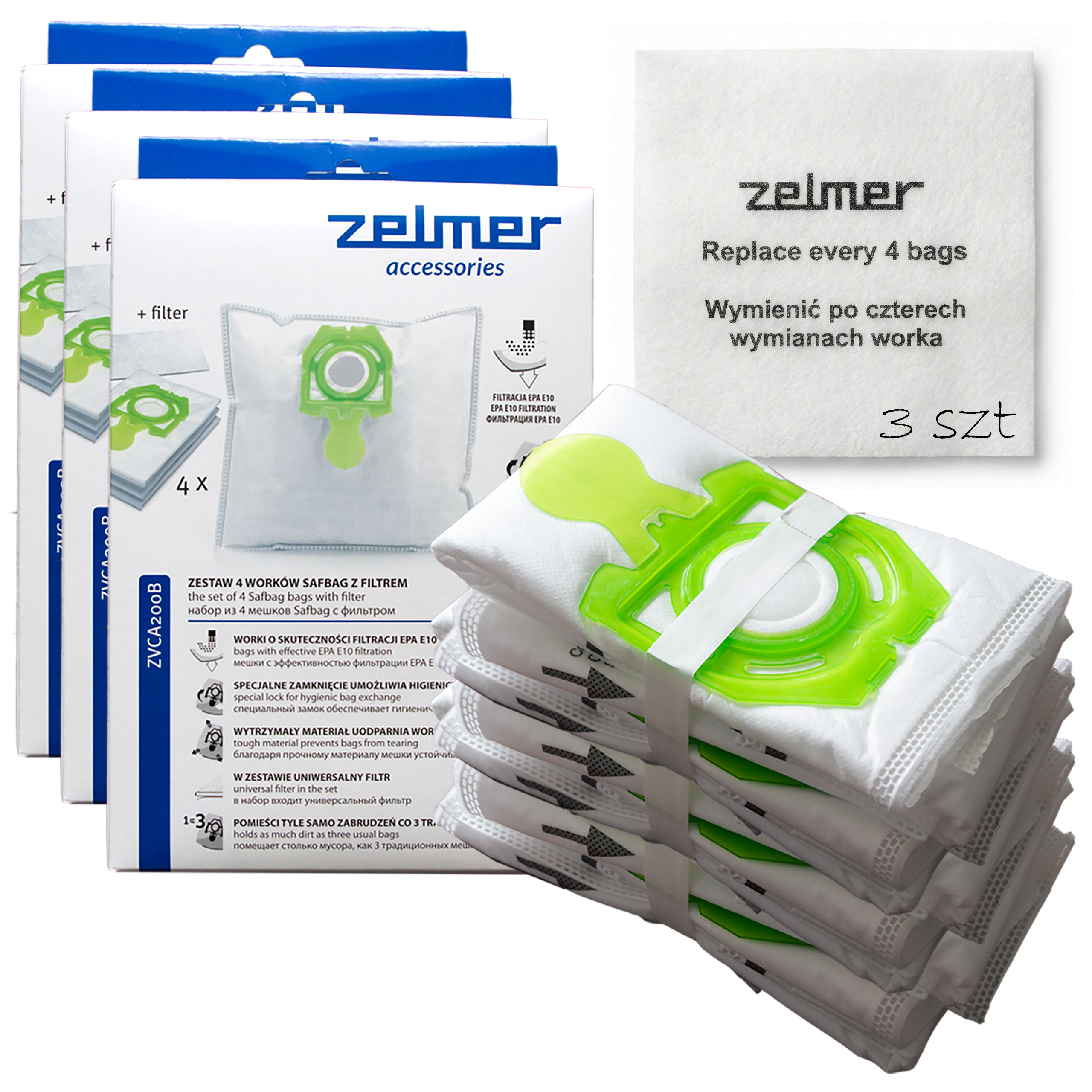 WORKI DO ODKURZACZ ZELMER 49.4100 49.4120 SYRIUS ZVCA200B