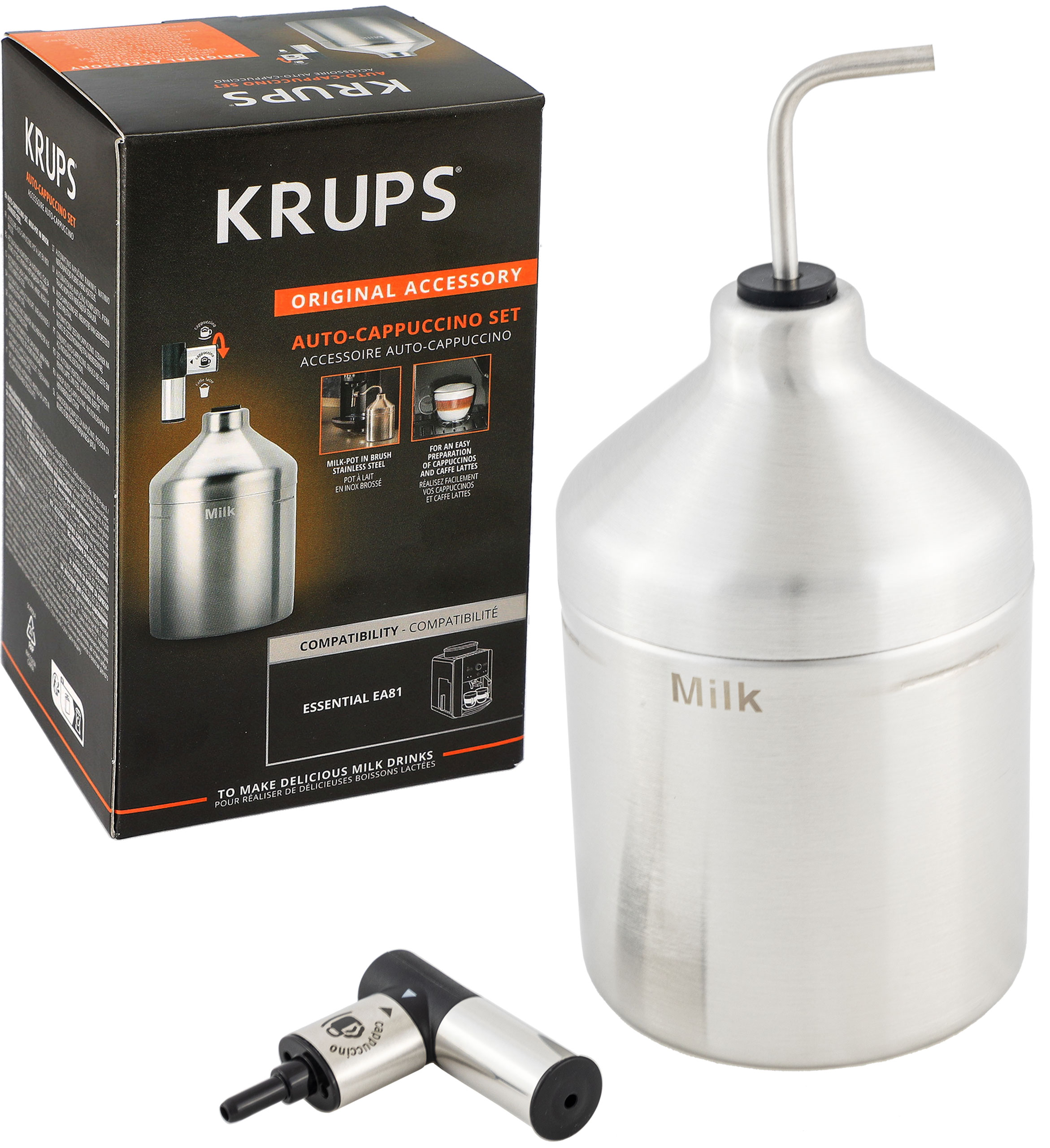 Zestaw auto-cappucino spieniacz mleka do ekspresu Krups XS6000