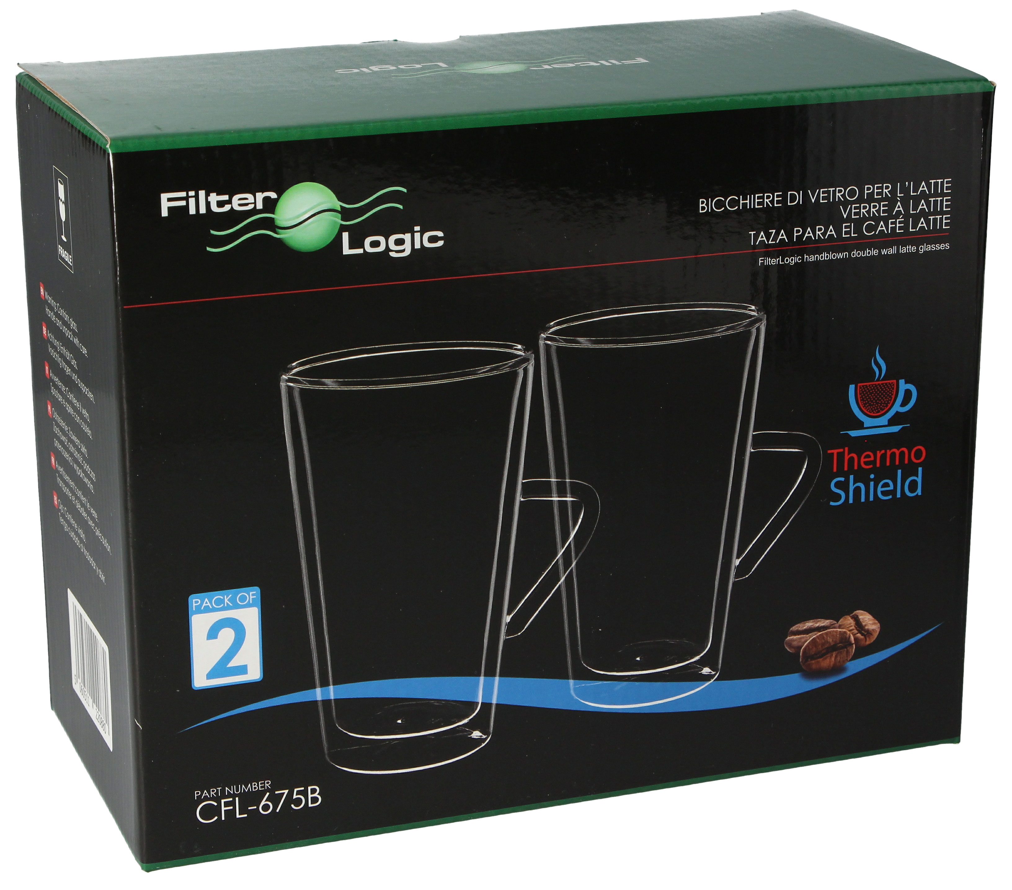 Pudełko z szklanek termicznych FilterLogic CFL-675