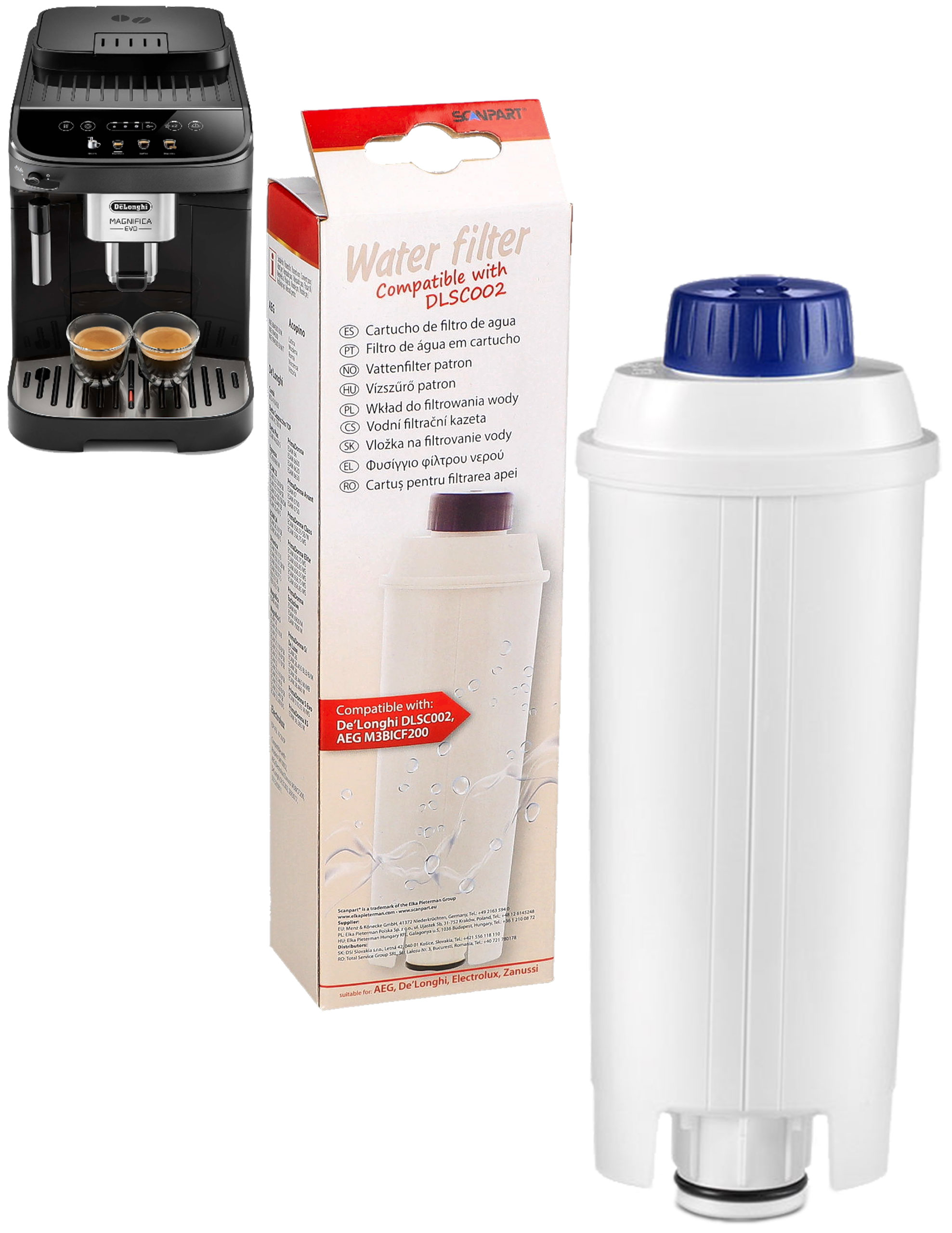 Filtr wody Scanpart do ekspresu Delonghi DLSC002 1 szt
