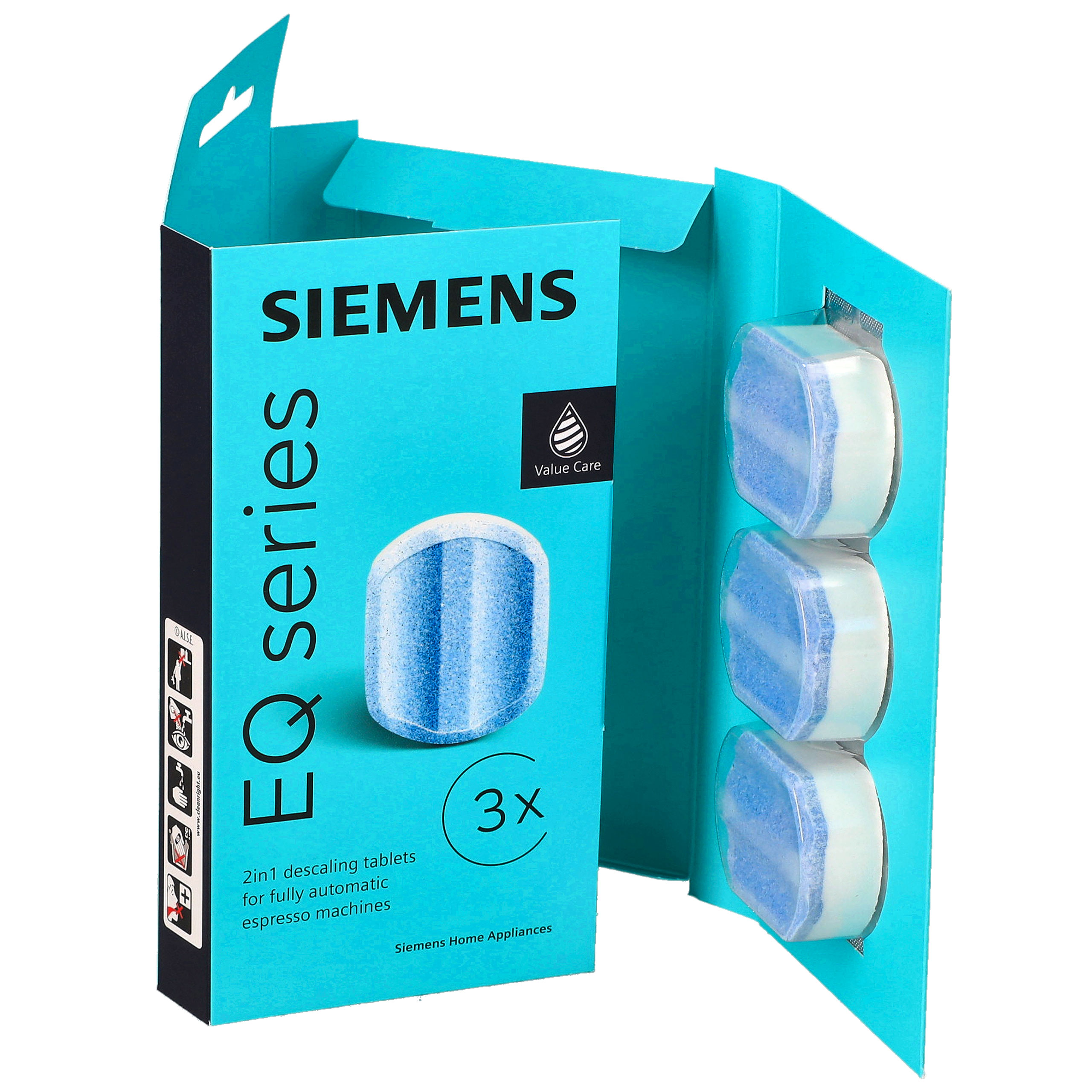 Tabletki odkamieniające Siemens TZ80002 2w1 do ekspresów