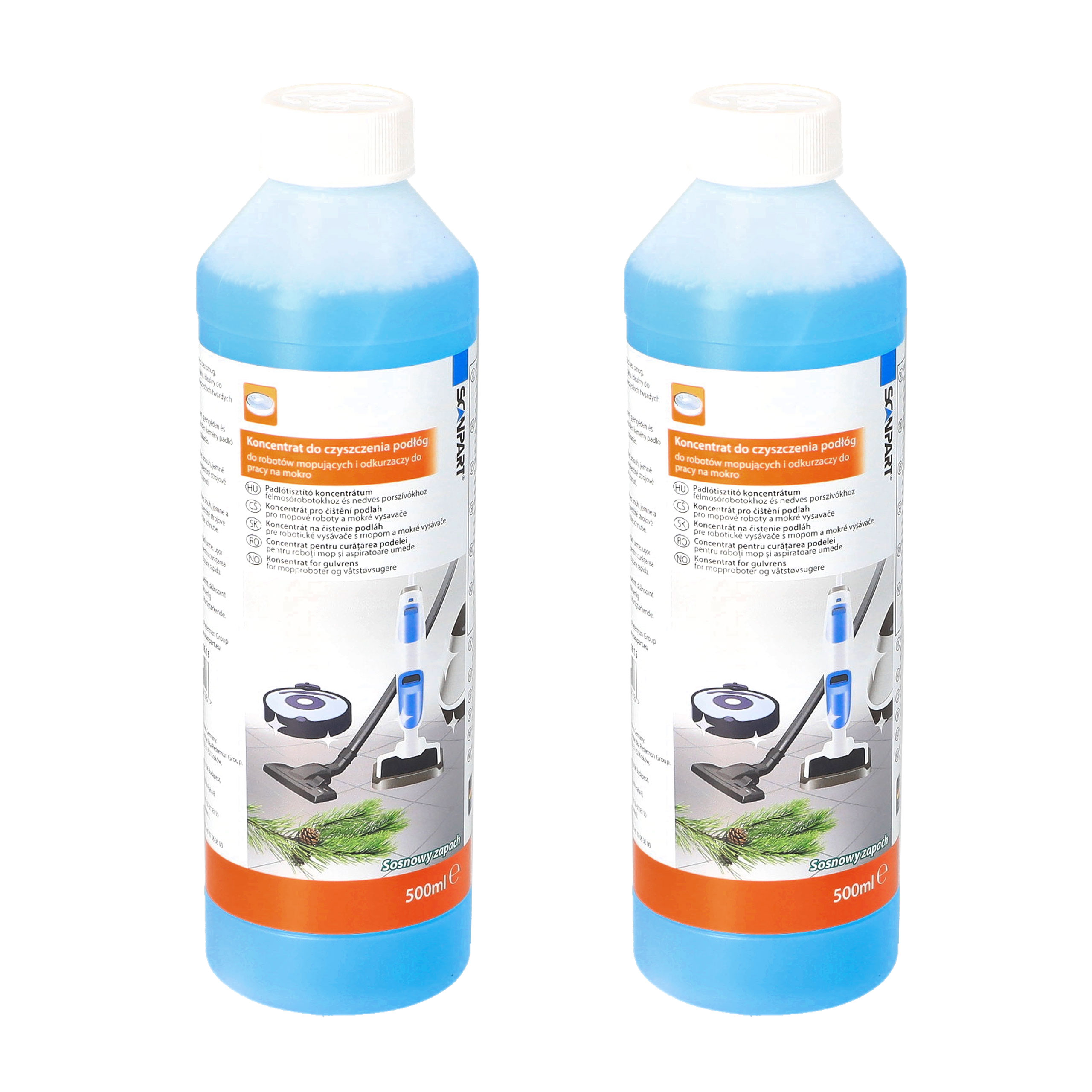 Płyn do robota mopującego do podłóg 2x 500 ml